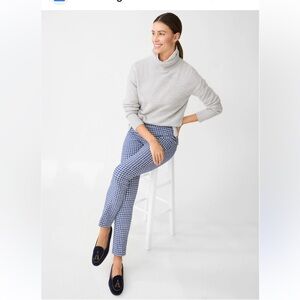 J MCLAUGHLIN NWOT Masie Pants in Blue and White Pattern